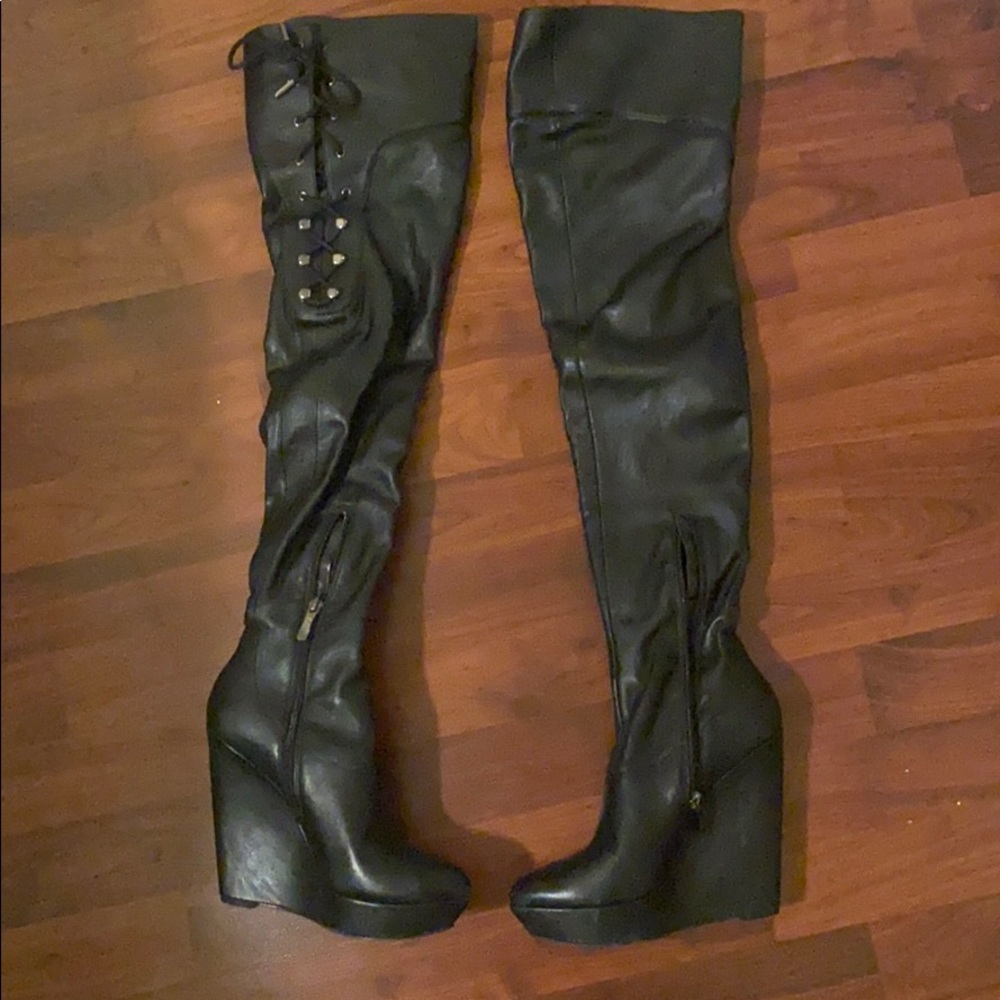 Marciano thigh high boot